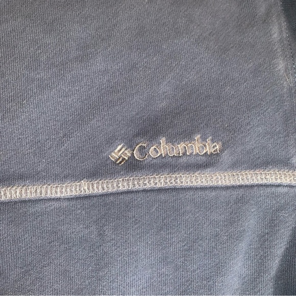 *READ DESCRIPTION Columbia Mens Blue Long Sleeve Crew Neck Pullover Sz Med - Picture 3 of 7